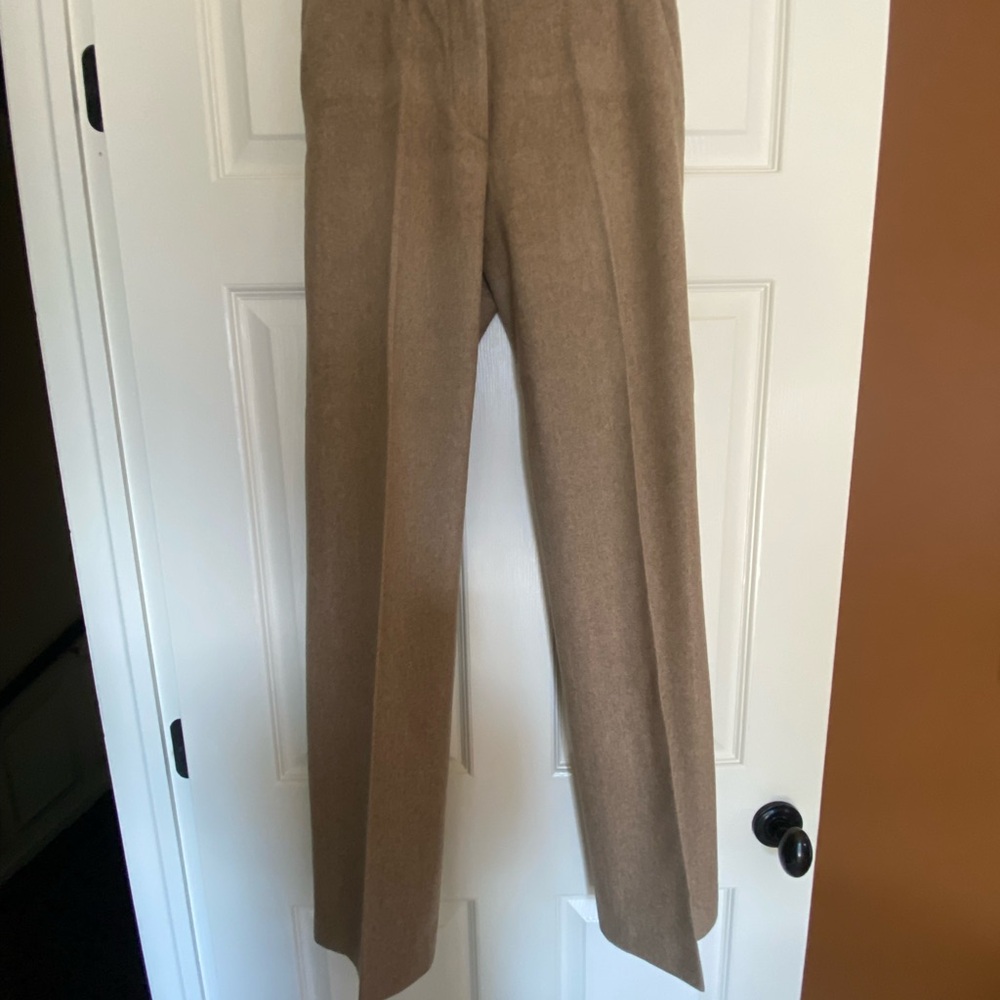 Michael Kors Women's Tan Straight-Leg Trousers